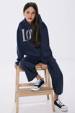 Springfield Kids AMOR moletom com Sweatshirt para menina azul Best