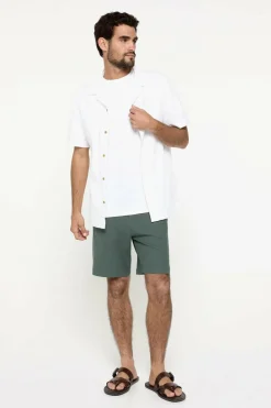 Milano Bermuda Aspeto Linho. Outlet