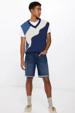 Springfield Bermuda denim básico azul Best