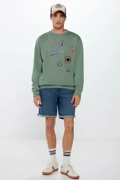Springfield Bermuda denim regular azul Clearance
