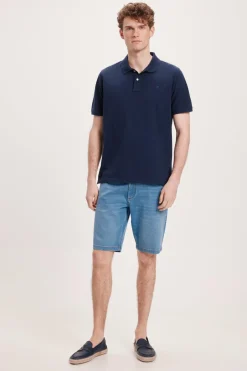 Pedro del Hierro Bermuda PDH Jeans Slim Azul Fashion