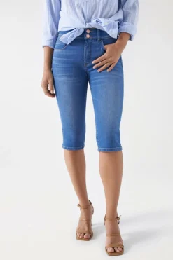 Salsa Jeans Bermuda Secret Azul New