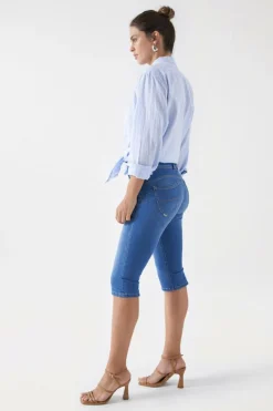 Salsa Jeans Bermuda Secret Azul New