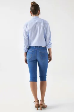 Salsa Jeans Bermuda Secret Azul New