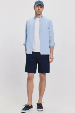 Pedro del Hierro Bermudas clássicas lisas Outlet