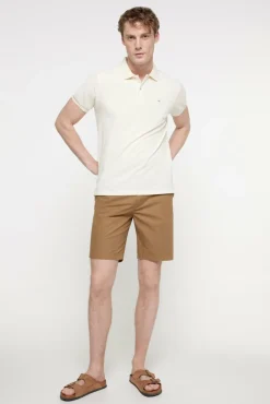 Milano Bermudas Clássicas Lisas Sale