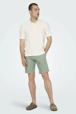 Only & Sons Bermudas com cinto Online