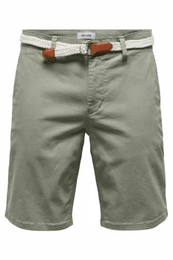 Only & Sons Bermudas com cinto Online