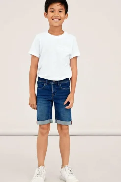 Name it Bermudas jeans menino azul New