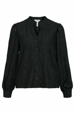 Object Blusa bordada Preto Discount