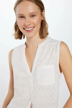 Springfield Blusa Bordados Shiffly Outlet