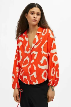 Object Blusa com cordão Laranja Online