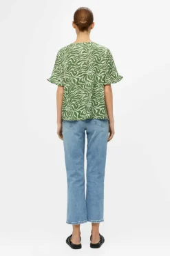 Object Blusa com mangas de folhos Hot