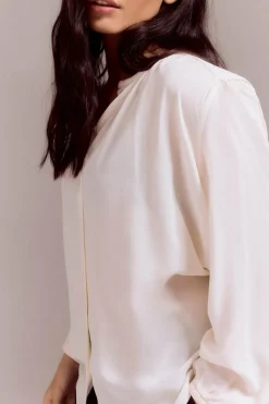Slowlove Blusa com pala cintado = entallado Hot
