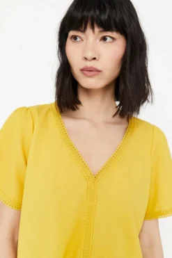 Cortefiel Blusa conforto rendilhados Best