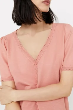 Cortefiel Blusa conforto rendilhados Best
