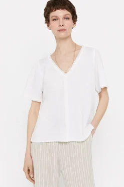 Cortefiel Blusa conforto rendilhados Best