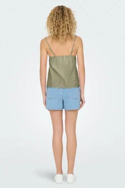 Only Blusa de alças com regular fit Discount