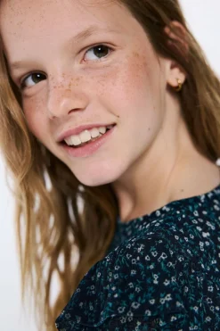 Springfield Kids Blusa de flores para menina azul Clearance