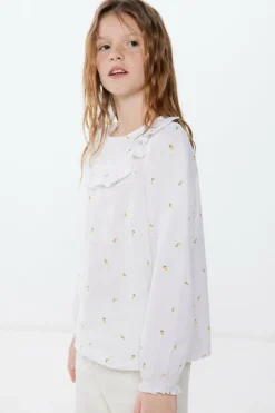 Springfield Kids Blusa de flores para menina branco Online