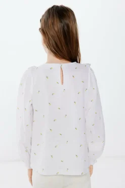 Springfield Kids Blusa de flores para menina branco Online