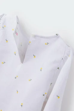 Springfield Kids Blusa de flores para menina branco Online