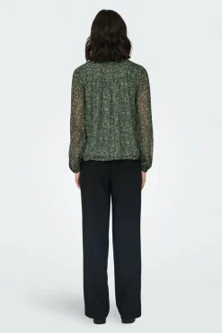JDY Blusa de manga comprida cinzento New