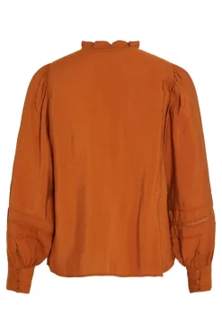 Vila Blusa de manga comprida Castanho New