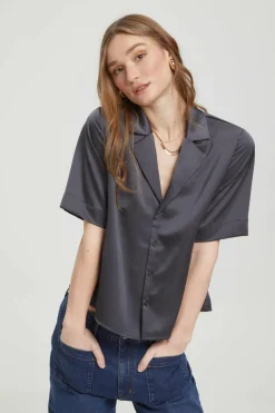 Milano Blusa de pijama Ouro Clearance