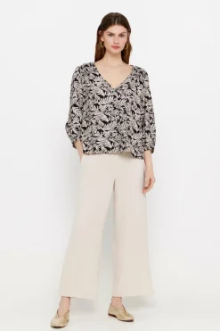 Cortefiel Blusa decote bico Clearance