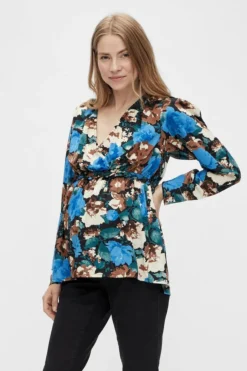 Mamalicious Blusa dupla função maternity preto Online