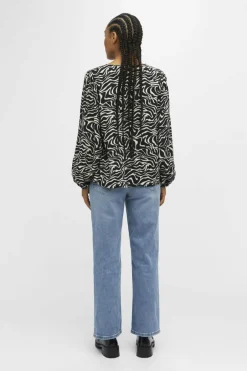 Object Blusa Ecovero balão Preto Sale
