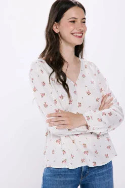 Springfield Blusa fluída lúrex Discount