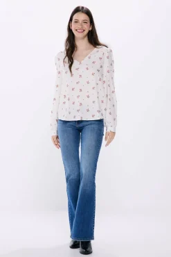 Springfield Blusa fluída lúrex Discount