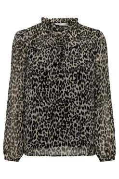 Only Blusa fluida com gola mao New