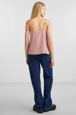 Pieces Blusa lingerie de alças. Online