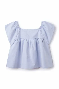 Springfield Kids Blusa riscas brancas menina azul New