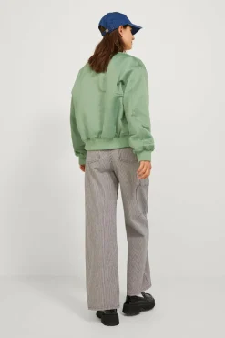 Jack & Jones Blusão bomber acetinado verde Best
