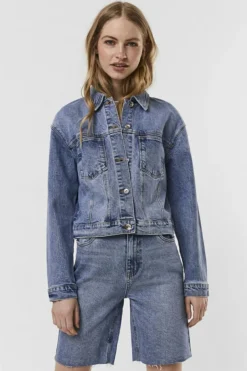 Vero Moda Blusão denim Azul Hot