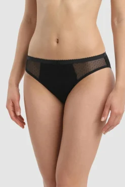 DIM Braga menstrual lavable flujo medio de algodón Protect preto Hot