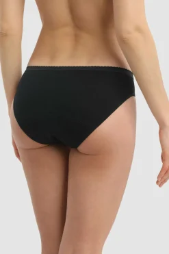 DIM Braga menstrual lavable flujo medio de algodón Protect preto Hot