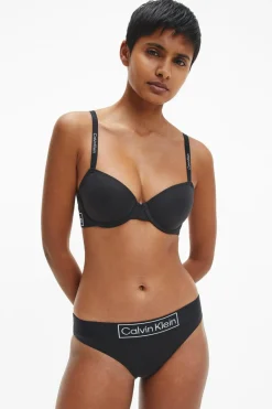 Calvin Klein Braga tiro medio preto New