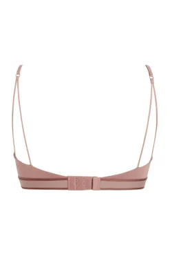 Calvin Klein bralette com logo CK rosa Hot