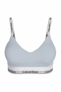 Calvin Klein bralette com logo CK azul Outlet