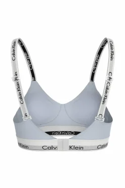 Calvin Klein bralette com logo CK azul Outlet
