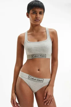 Calvin Klein Bralette espalda cruzada cinzento Sale
