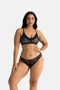 Dorina Bralette semi-almofadado preto Online