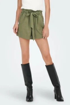 JDY Calça curta de linho Online