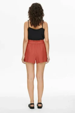 JDY Calça curta de linho Outlet