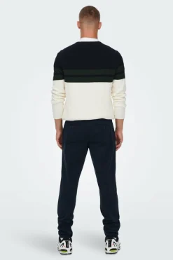 Only & Sons Calças chino casual azul Best